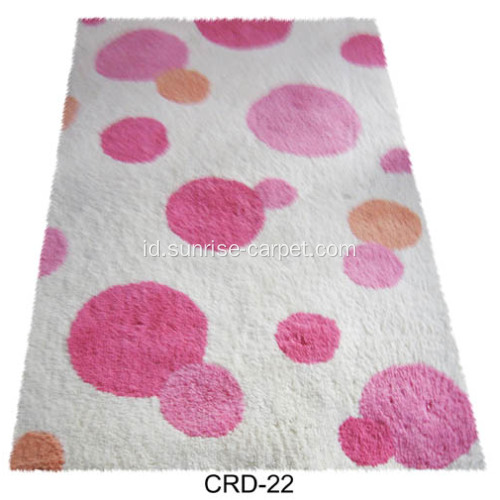 Karpet Microfiber dengan Desain